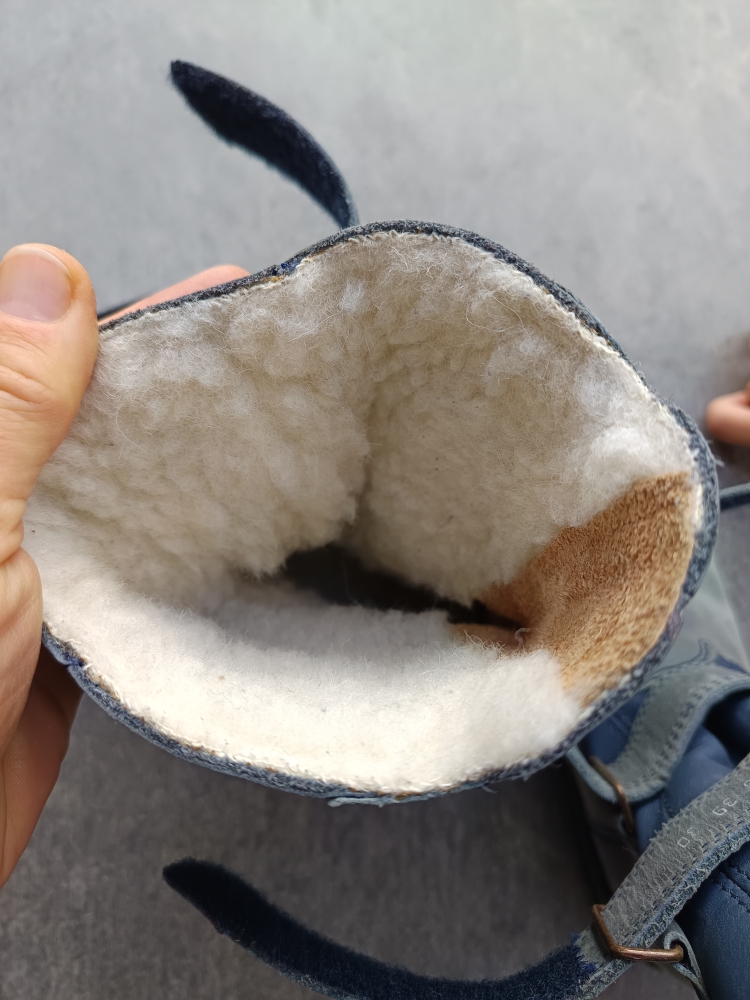 ungetragene, neue blaue Kinder Winterstiefel Gr. 30