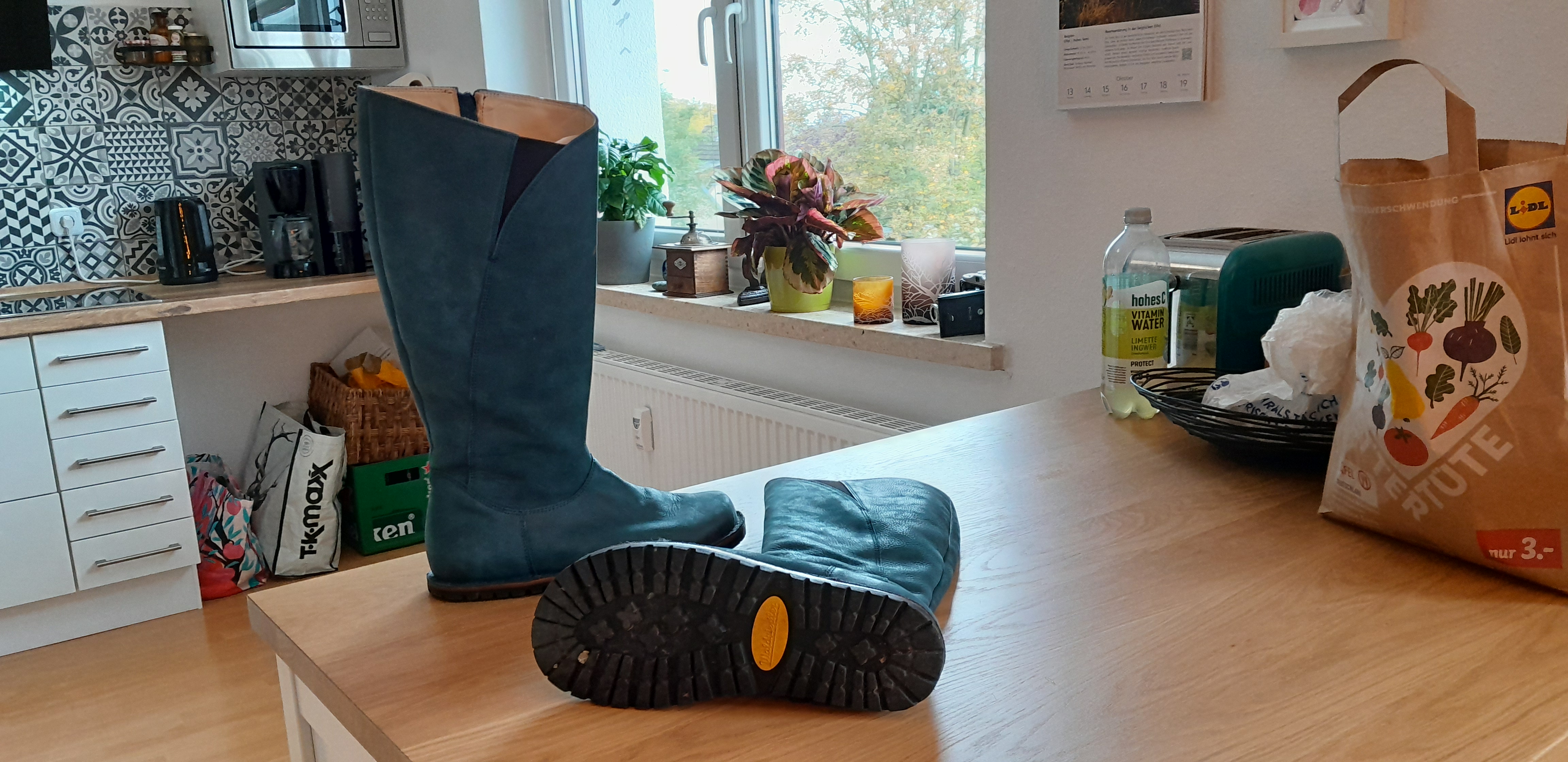 Stiefel petrol 37 neuwertig