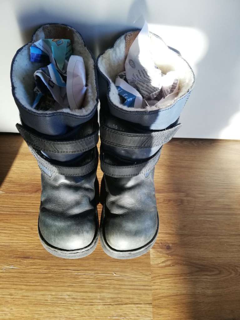 Waldviertler Sternstiefel/ Winterstiefel, Größe 31