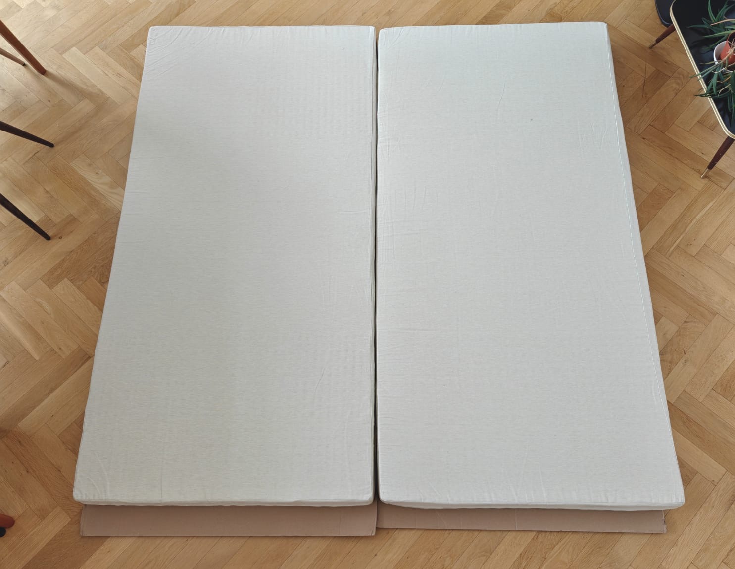 Matratze und Lattenrost