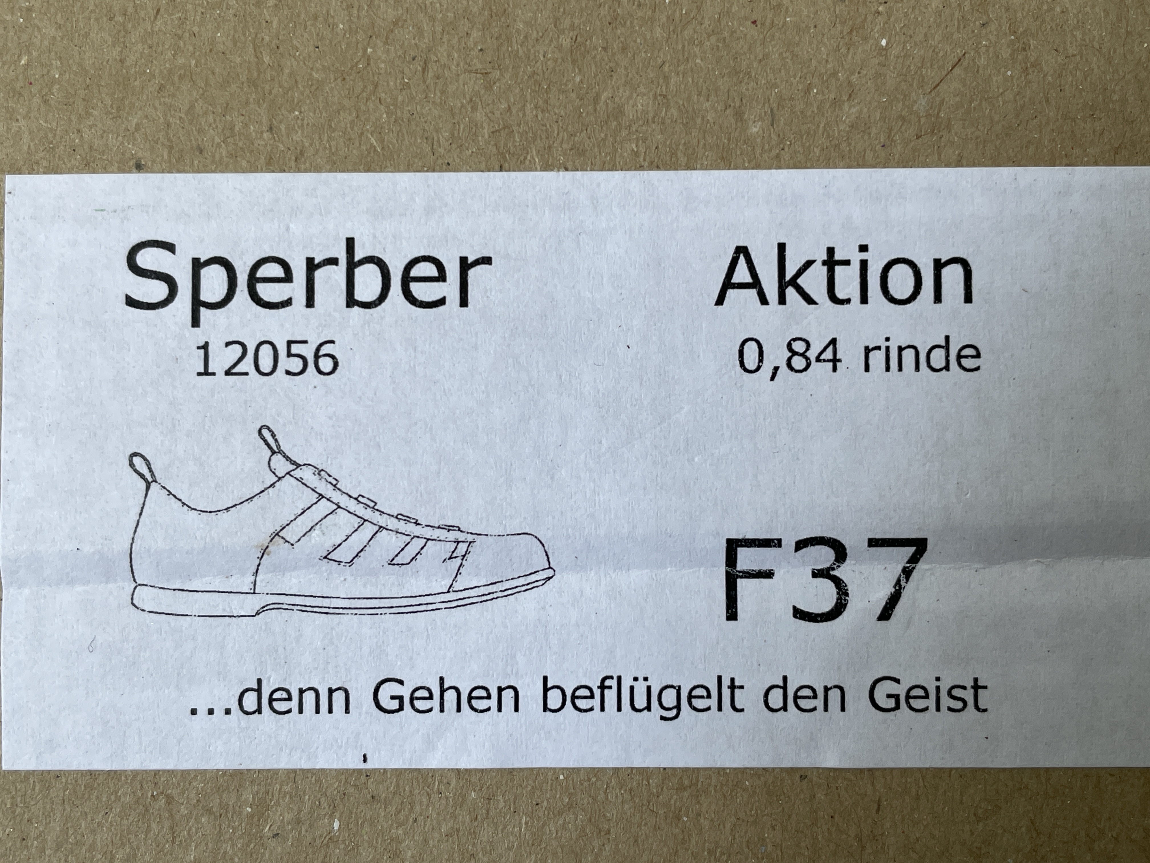 Sperber Rinde Gr 37