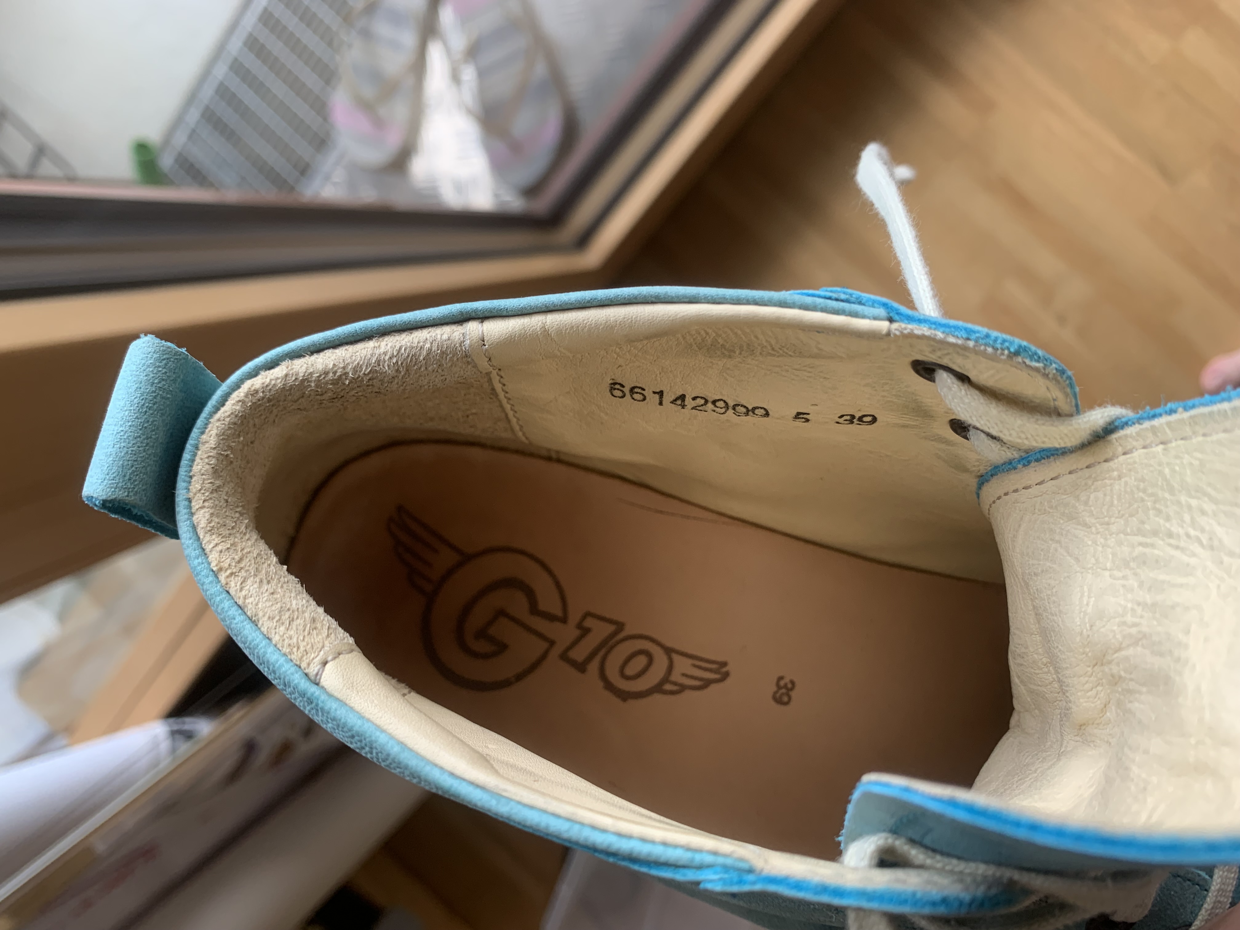 GEA türkise Tramper Damenschuhe Gr. 39