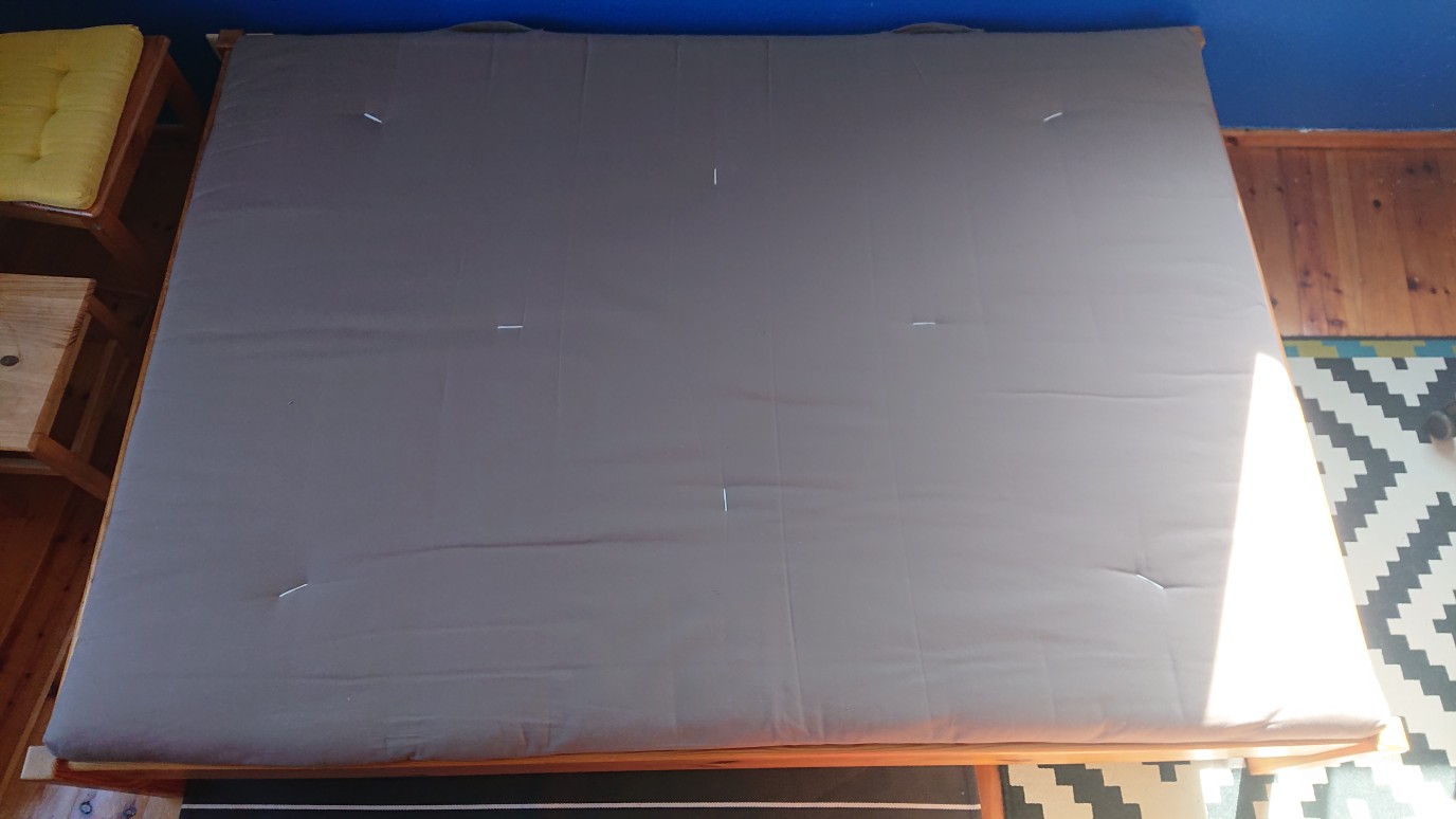 Top 77 Matratze - fest - 140x200cm - Taupe/Taupe
