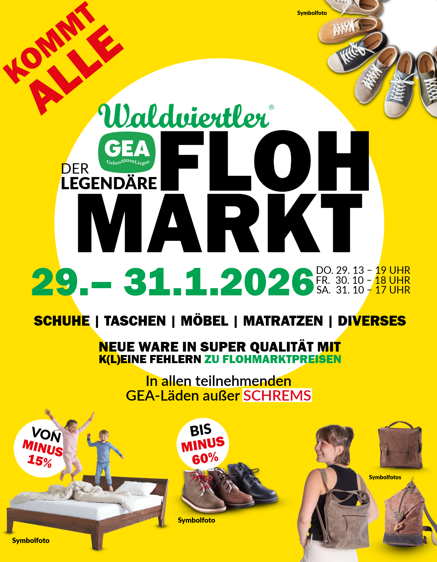 Waldviertler Flohmarkt von 29. bis 31. Jänner!