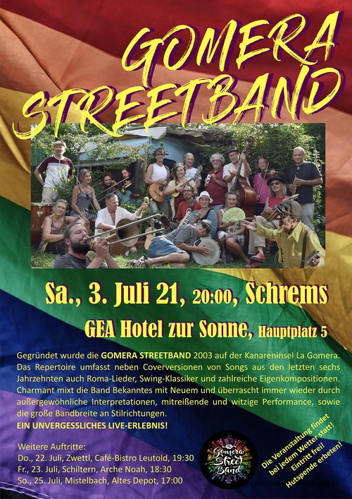 Gomera Street Band Plakat 2021